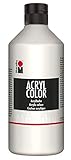 Marabu 12010075070 - Acryl Color weiß 500 ml,...
