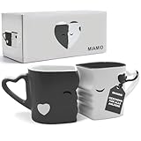 MIAMIO - Kaffeetassen/Küssende Tassen Set...