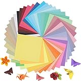 Origami Papier 50 Farben 100 Blatt 15 x 15 cm -...