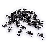 Oblique Unique® 50 kleine Spinnen aus Kunststoff...