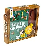 Kreativ-Set Basteln mit Naturmaterial: Buch mit...