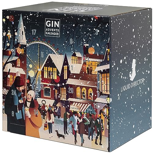 Gin Adventskalender Premium Geschenk für Erwachsene 18+