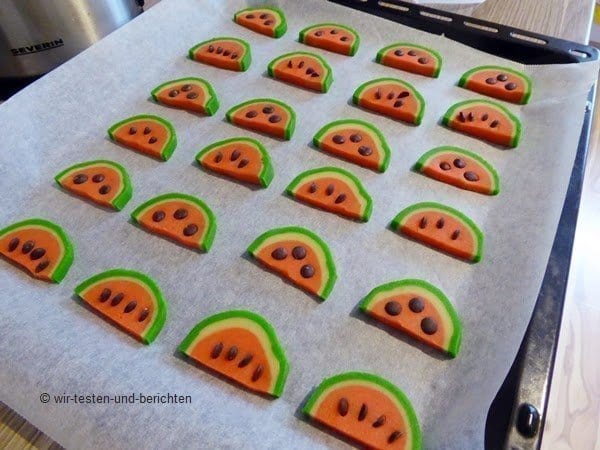 Rezept für Wassermelonen Kekse