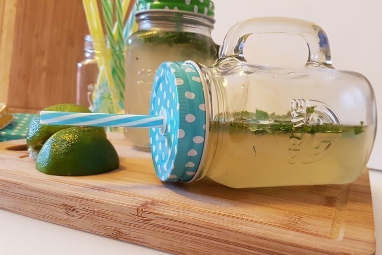 Limetten-Minz Limonade selber machen