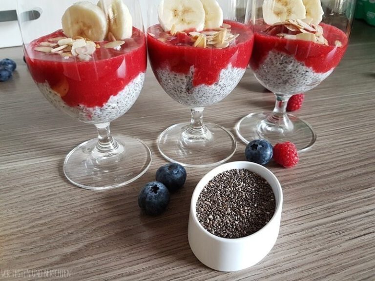Rezept Chia Pudding mit Himbeeren Fitmart Superfood 2