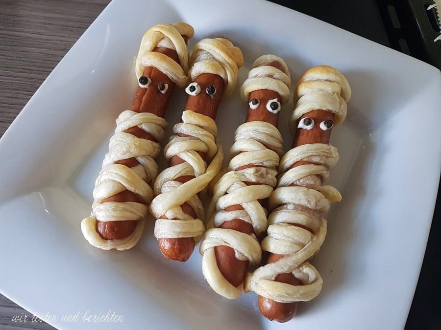 Fingerfood Snackideen für die Kinder Halloweenparty