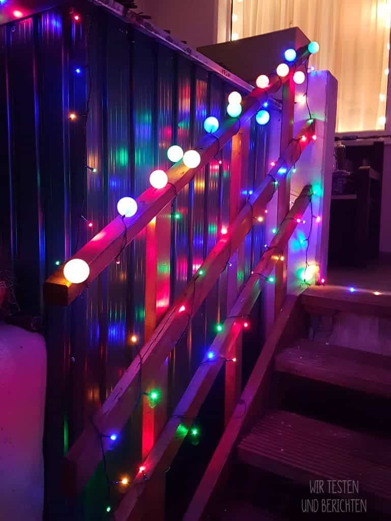 Bunte LED Weihnachtsbeleuchtung selber machen