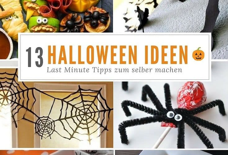 Einfache DIY Ideen für Halloween zum selber machen