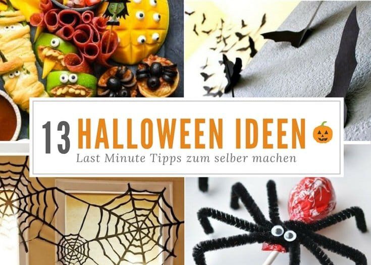 Einfache DIY Ideen für Halloween zum selber machen