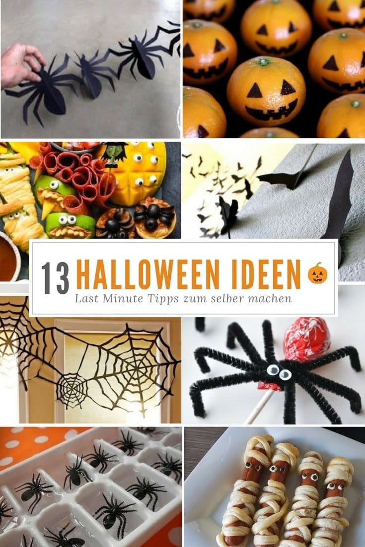 Einfache DIY Ideen für Halloween zum selber machen