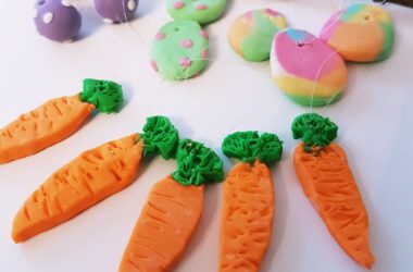 Basteln zu Ostern mit Kaltporzellan