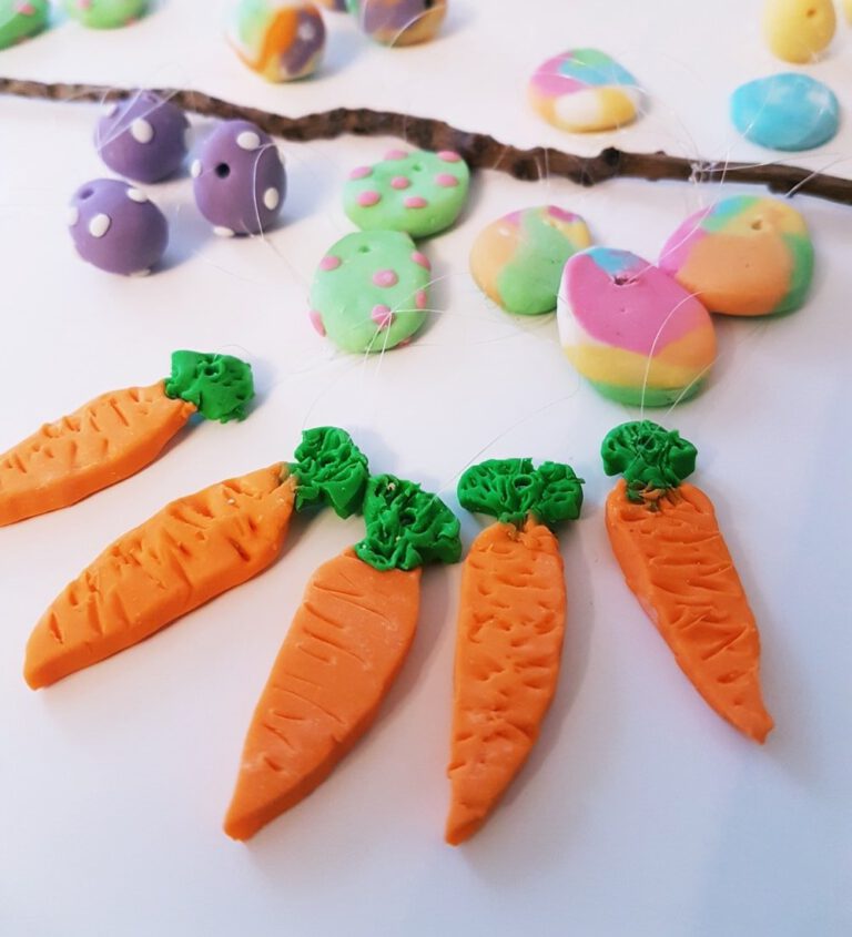 Basteln zu Ostern mit Kaltporzellan