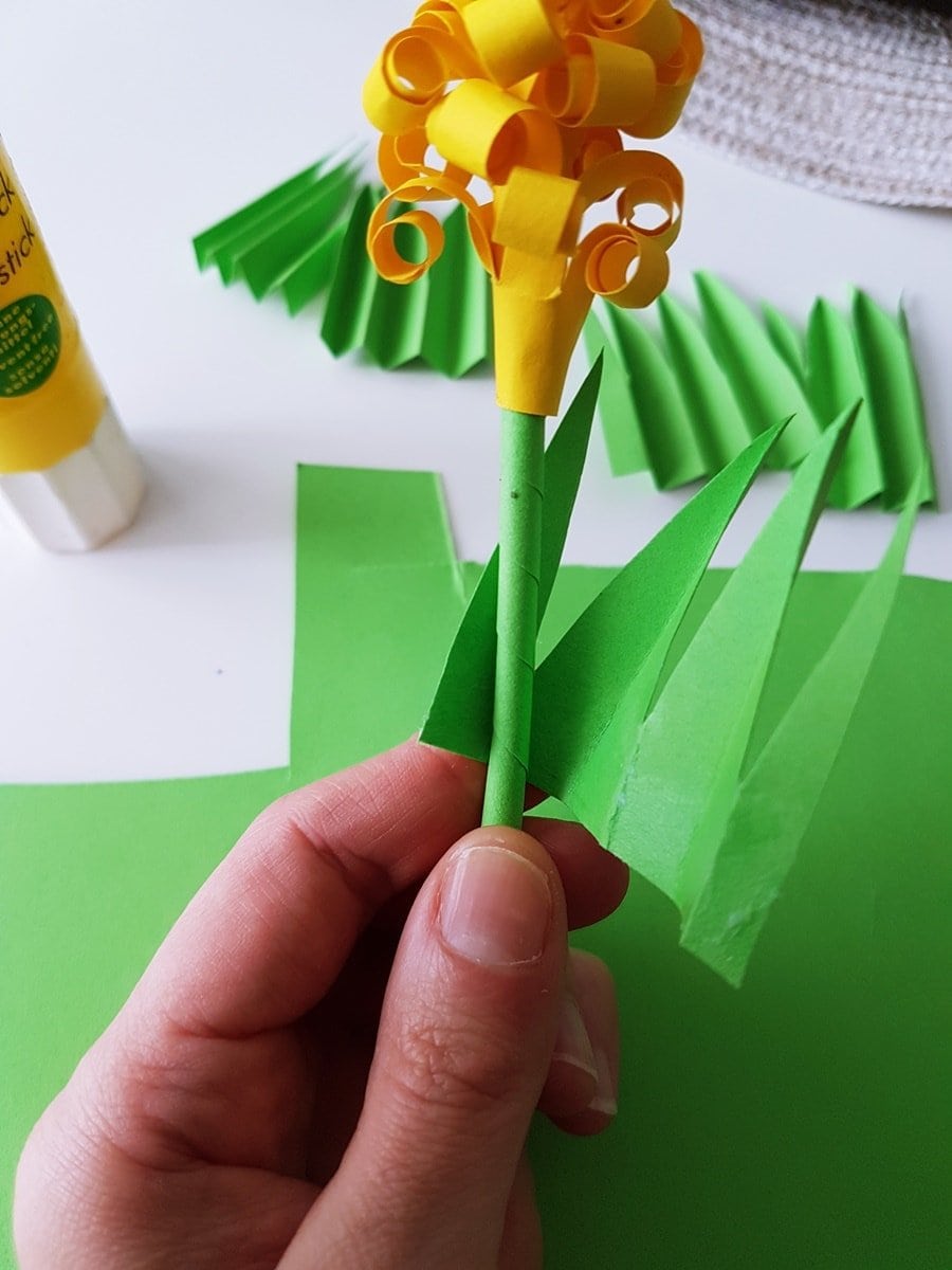 DIY Papierblumen Hyazinthen basteln