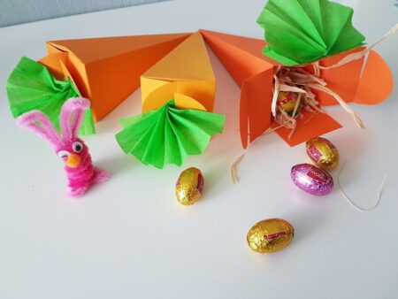 Anleitung Karotten Geschenkbox basteln