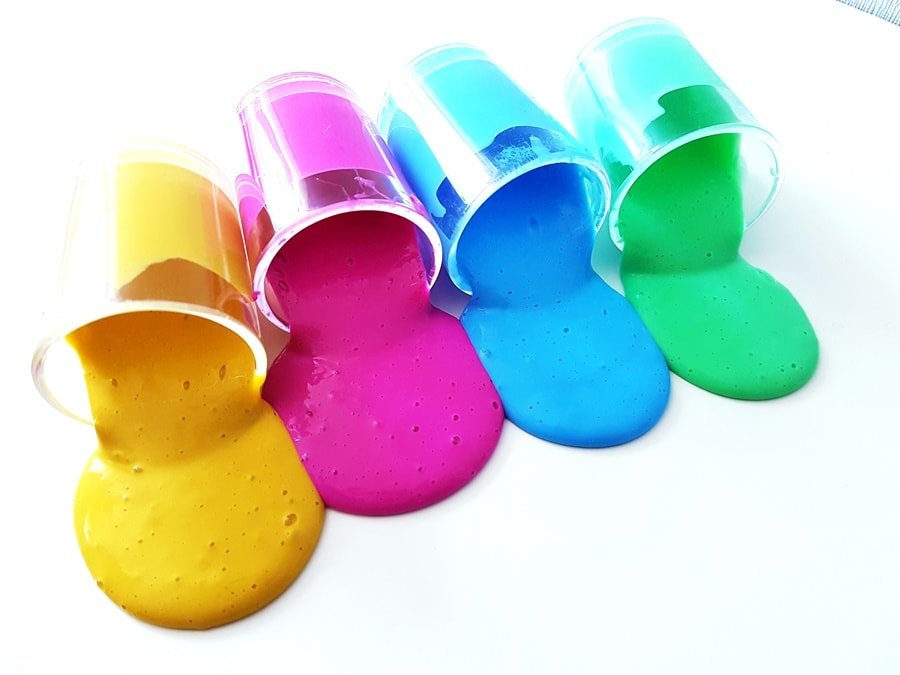 Anleitung: Regenbogen Slime selber machen Kinder, Kleinkinder, Kindergarten, Sommer