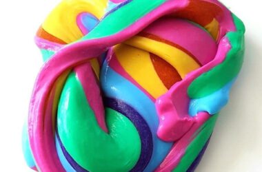 Anleitung: Regenbogen Slime selber machen Kinder, Kleinkinder, Kindergarten, Sommer