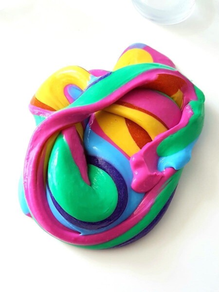 Anleitung: Regenbogen Slime selber machen Kinder, Kleinkinder, Kindergarten, Sommer