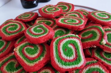 Bunte Swirl Cookies Rezept Weihnachten