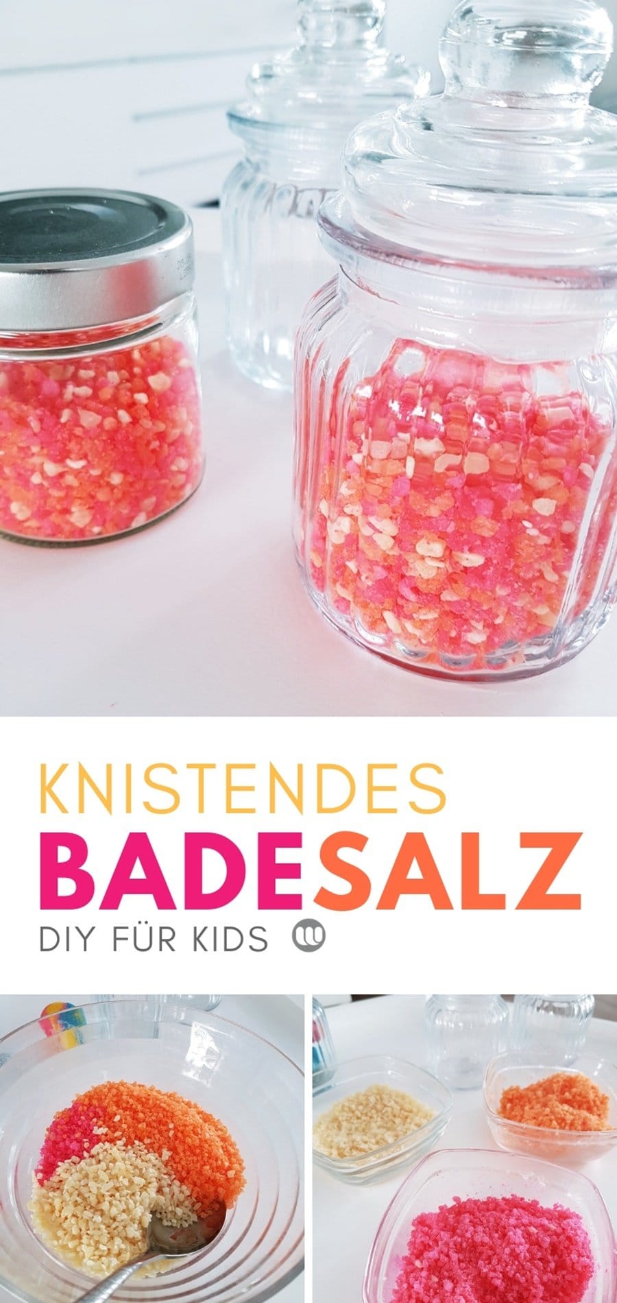 DIY Kinder Badesalz Rezept