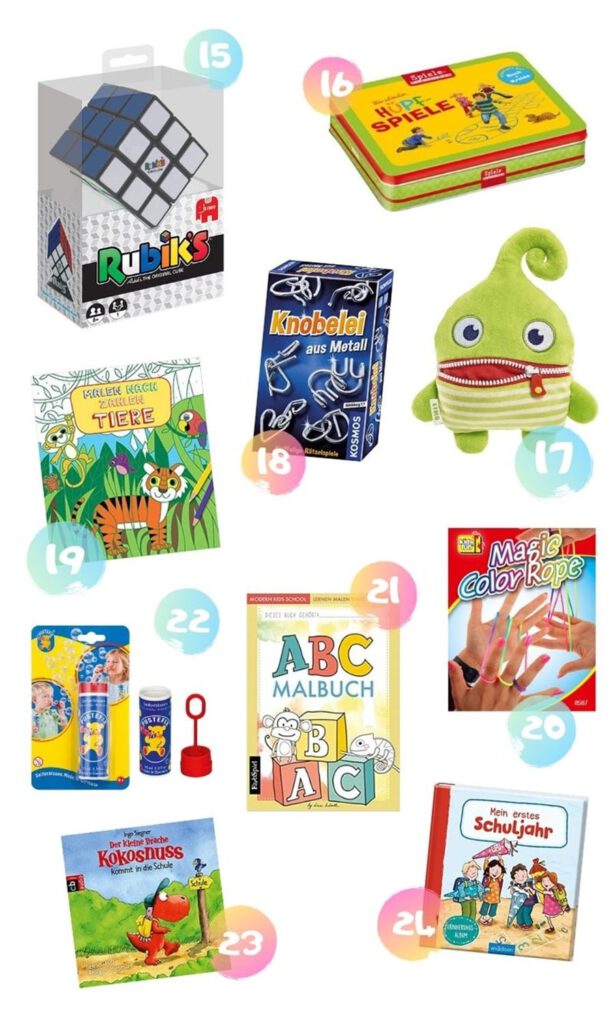 Schultüte füllen Einschulung