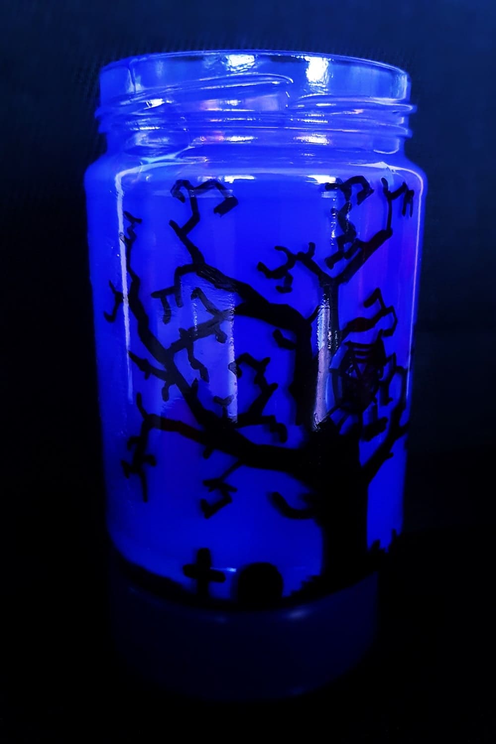 DIY FriedhofsWindlicht für die KinderHalloweenParty