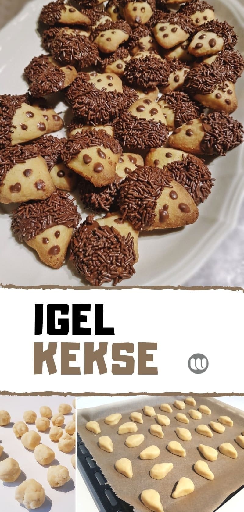 Igel-Kekse Rezept: Backen im Herbst
