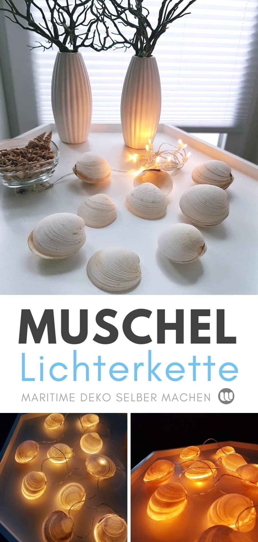 Muscheldeko Basteln Stranddeko