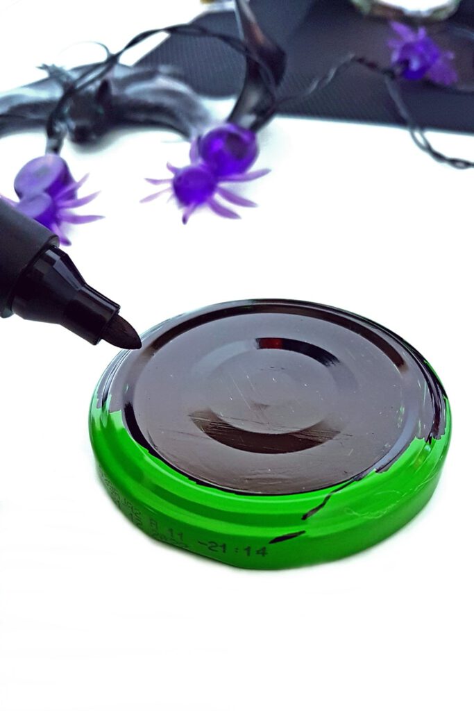 Halloween Spinnen Dekoration basteln