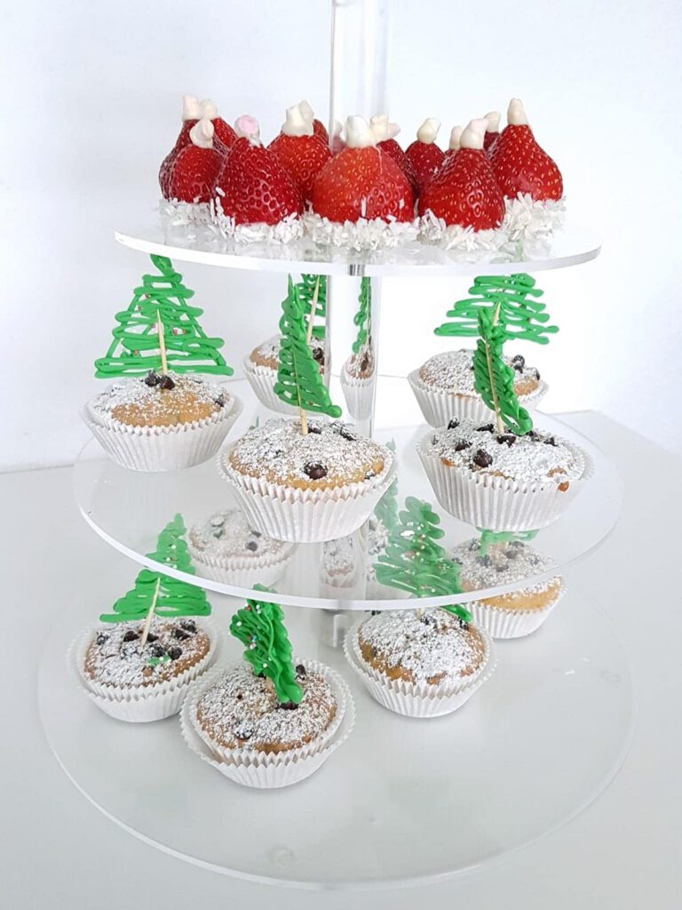 Schoko-Tannenbäume: Anleitung für selbstgemachte Schokodeko 4 Selbstgemachte Schokodeko: Tannenbaum Schokoladendeko selber machen